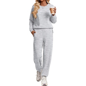 image:imageEkouaer 2 Piece Lounge Sets for Women Matching Jogger Pants Fall OutfitsGrey