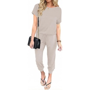 image:imageEkouaer Jumpsuits for Women Casual Romper Vacation Outfits 2026Beige