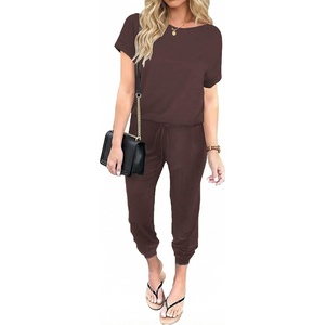 image:imageEkouaer Jumpsuits for Women Casual Romper Vacation Outfits 2026Brown