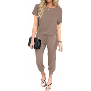 image:imageEkouaer Jumpsuits for Women Casual Romper Vacation Outfits 2026Coffee