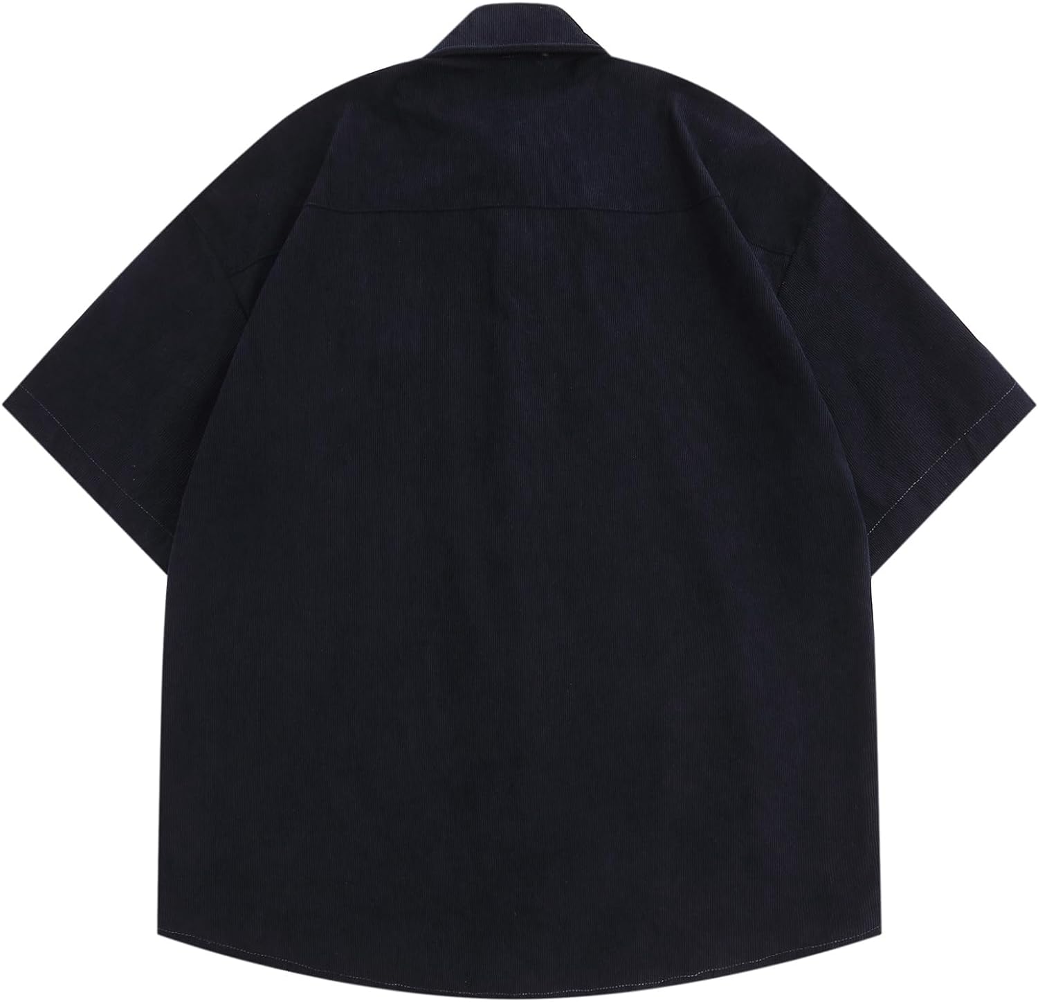 Aelfric Eden Mens Vintage Oversized Shirts Unisex Streetwear Patchwork Casual ShortSleeveC02royalblue