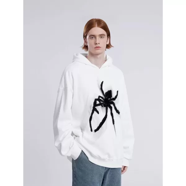 Aelfric Eden Mens Fashion Pullover Hoodie Sweatshirt Fleece Pullover Heart Hip Hop Streetwear Casual Sweatshirt HoodedH3white