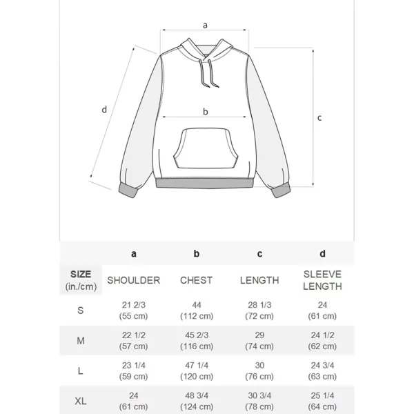 Aelfric Eden Mens Novelty Cartoon Graphic Hoodies Streetwear Hooded Sweatshirt Pullover Hip Hop Fashion Hoodies Unisex08black