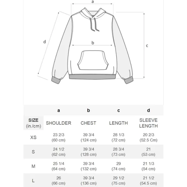 Aelfric Eden Mens Novelty Cartoon Graphic Hoodies Streetwear Hooded Sweatshirt Pullover Hip Hop Fashion Hoodies Unisex13black