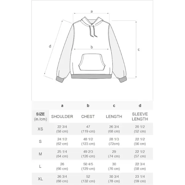 Aelfric Eden Womens Graphic Hoodies Pink Star Print Hoodie Unisex Oversized Hoodies Long Sleeve Pocket PulloverAa03dark Grey