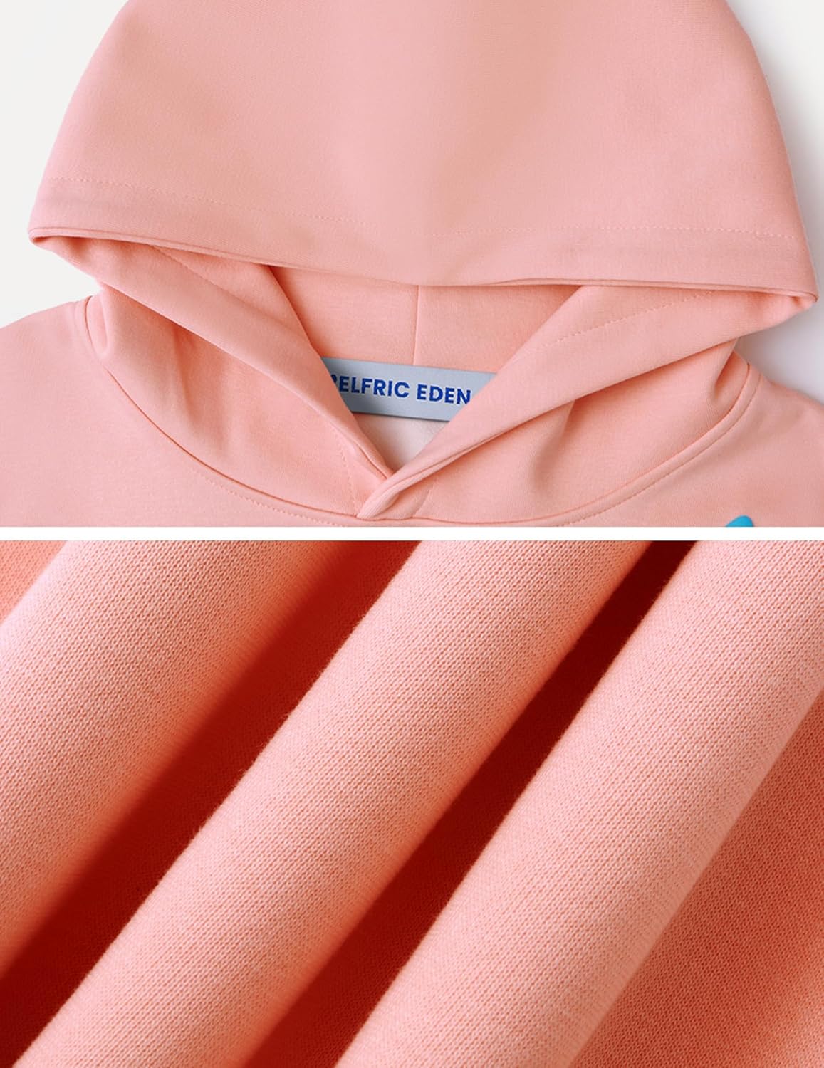 Aelfric Eden Graphic Hoodies for Women Vintage Printed Hoodie Sweatshirt Y2K Oversized Long Sleeve with PocketPink
