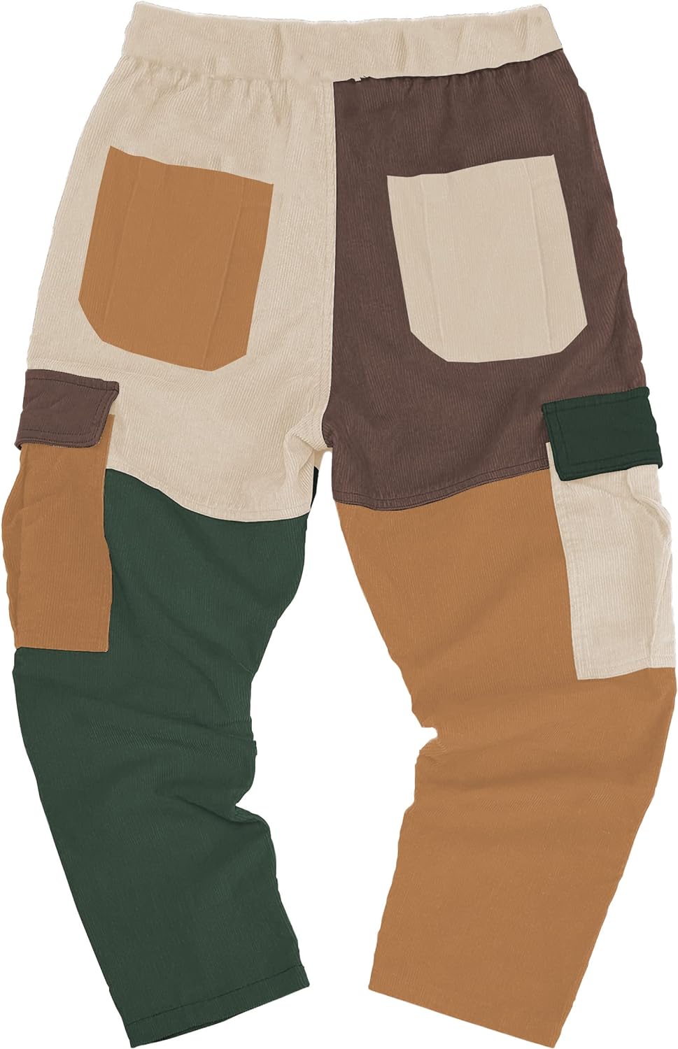 Aelfric Eden Mens Cargo Pants Patchwork MultiPockets Outdoor Fashion Casual Jogger Pants Streetwear with Drawstring06muticolor