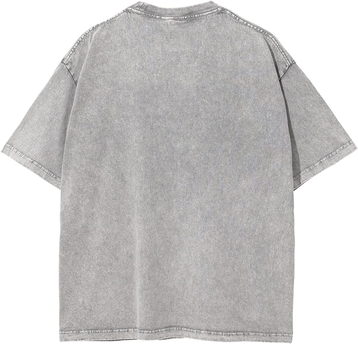 Aelfric Eden Mens Solid Tee 90s Vintage Oversized Shirts Streetwear Short Sleeve Casual Tops20grey