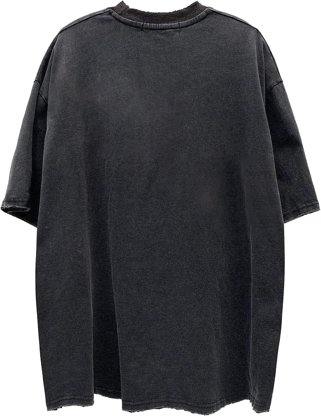 Aelfric Eden Mens Solid Tee 90s Vintage Oversized Shirts Streetwear Short Sleeve Casual TopsA1black