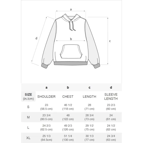 Aelfric Eden Mens Graphic Oversized Hoodie Cartoon Character Print Streetwear Casual hoodies y2k Hooded Sweatshirt1720orange