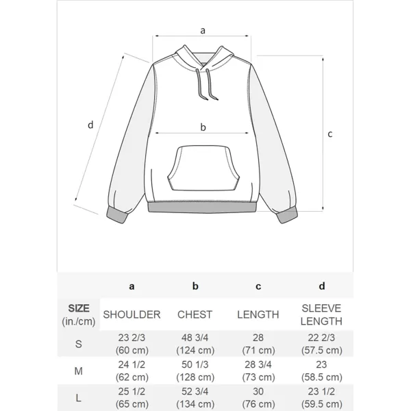 Aelfric Eden Mens Graphic Oversized Hoodie Cartoon Character Print Streetwear Casual hoodies y2k Hooded SweatshirtA4apricot