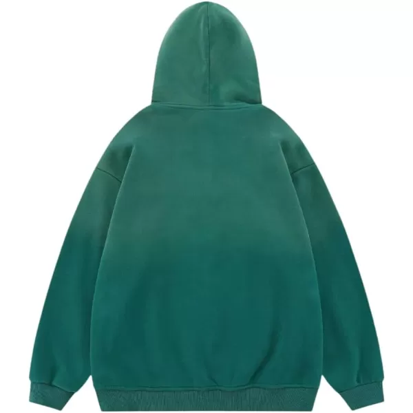 Aelfric Eden Mens Graphic Oversized Hoodie Cartoon Character Print Streetwear Casual hoodies y2k Hooded SweatshirtC04green