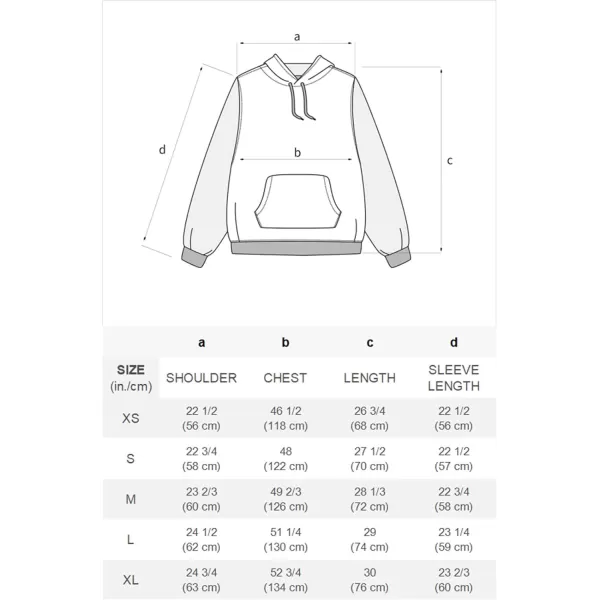 Aelfric Eden Mens Graphic Oversized Hoodie Cartoon Character Print Streetwear Casual hoodies y2k Hooded SweatshirtC4black