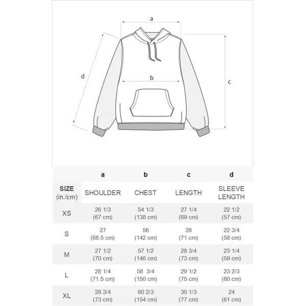 Aelfric Eden Mens Novelty Cartoon Graphic Hoodies Streetwear Hooded Sweatshirt Pullover Hip Hop Fashion Hoodies Unisex07black