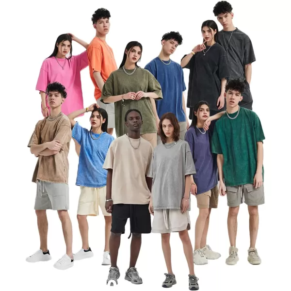 Aelfric Eden Mens Solid Tee 90s Vintage Oversized Shirts Streetwear Short Sleeve Casual Tops20sand