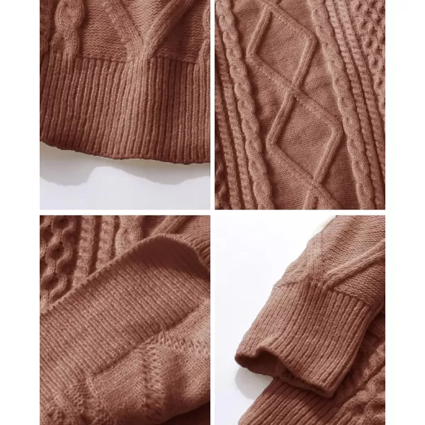 Aelfric Eden Oversized Knit Sweater Solid Vintage Pullover Sweater Unisex Woven Crewneck Knitted TopsPink