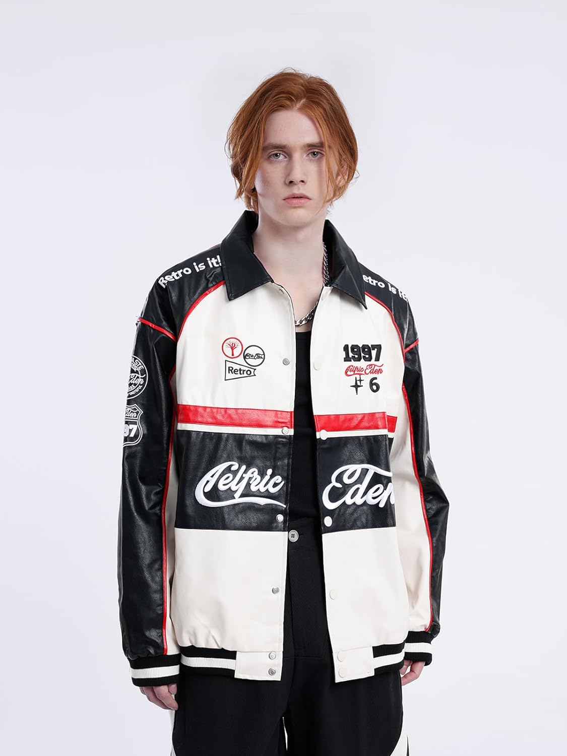 Aelfric Eden Mens Varsity Jacket Vintage Racing Motorcycle Graphic Bomber Jackets Oversized Unisex Streetwear jacket01apricot
