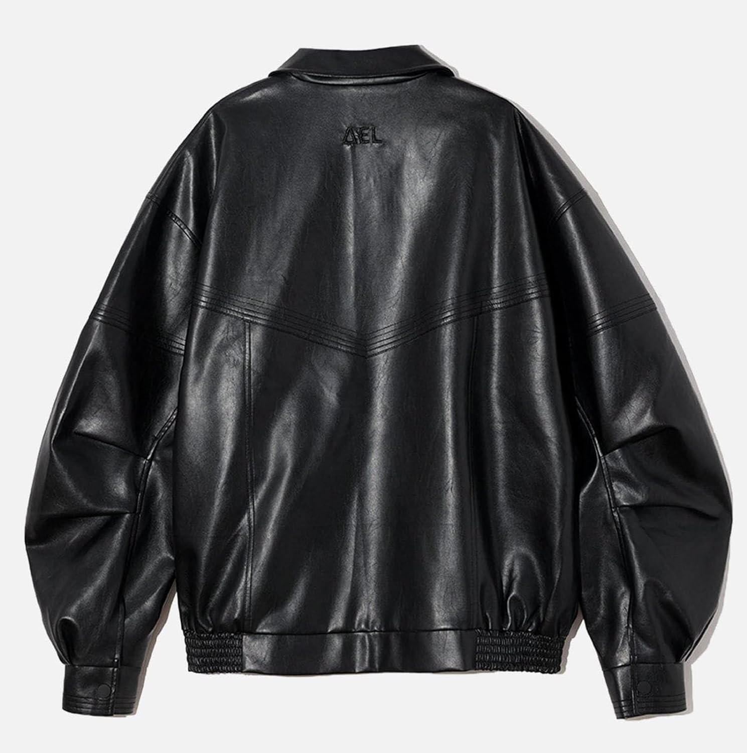 Aelfric Eden Mens Varsity Jacket Vintage Racing Motorcycle Graphic Bomber Jackets Oversized Unisex Streetwear jacket03black