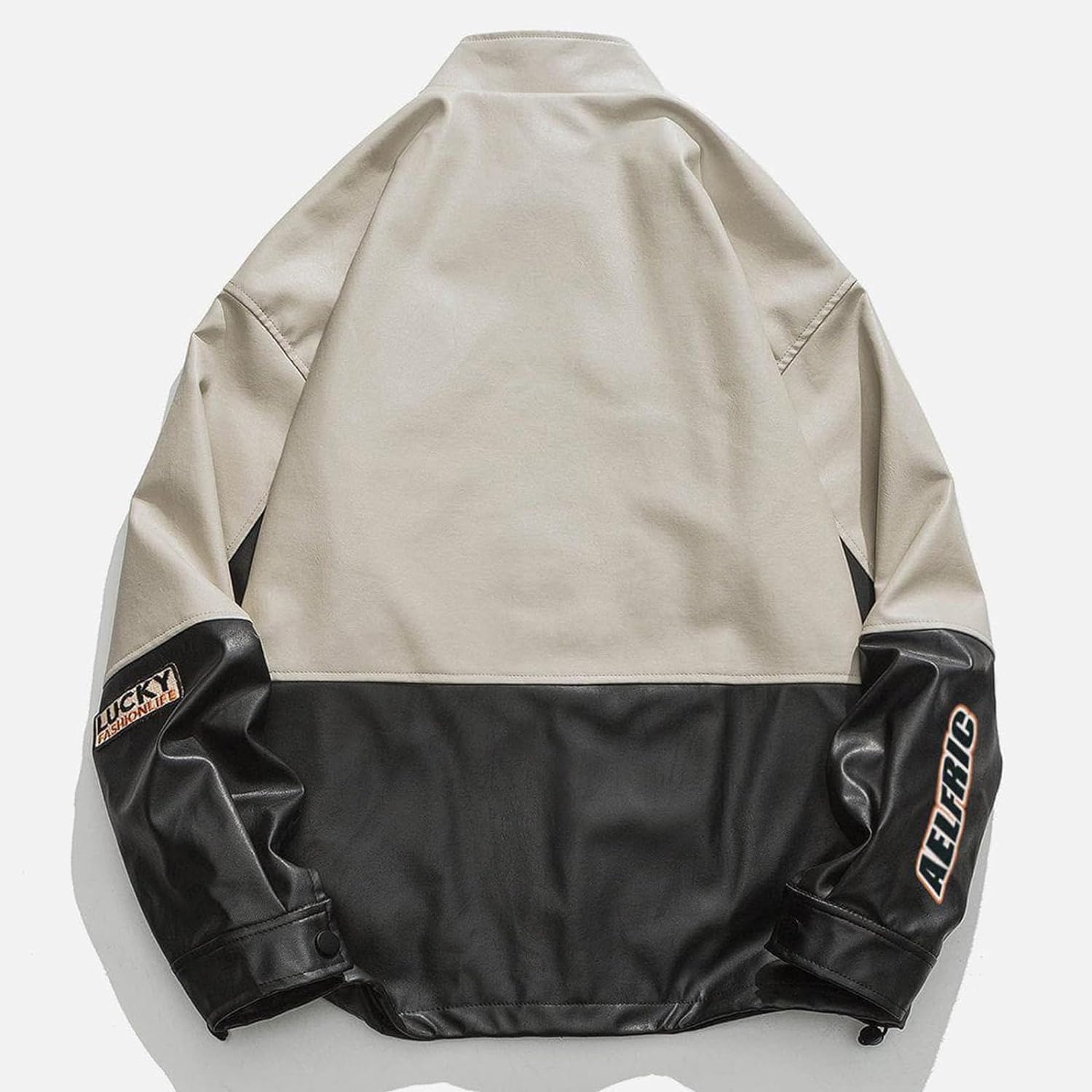 Aelfric Eden Mens Varsity Jacket Vintage Racing Motorcycle Graphic Bomber Jackets Oversized Unisex Streetwear jacket08black