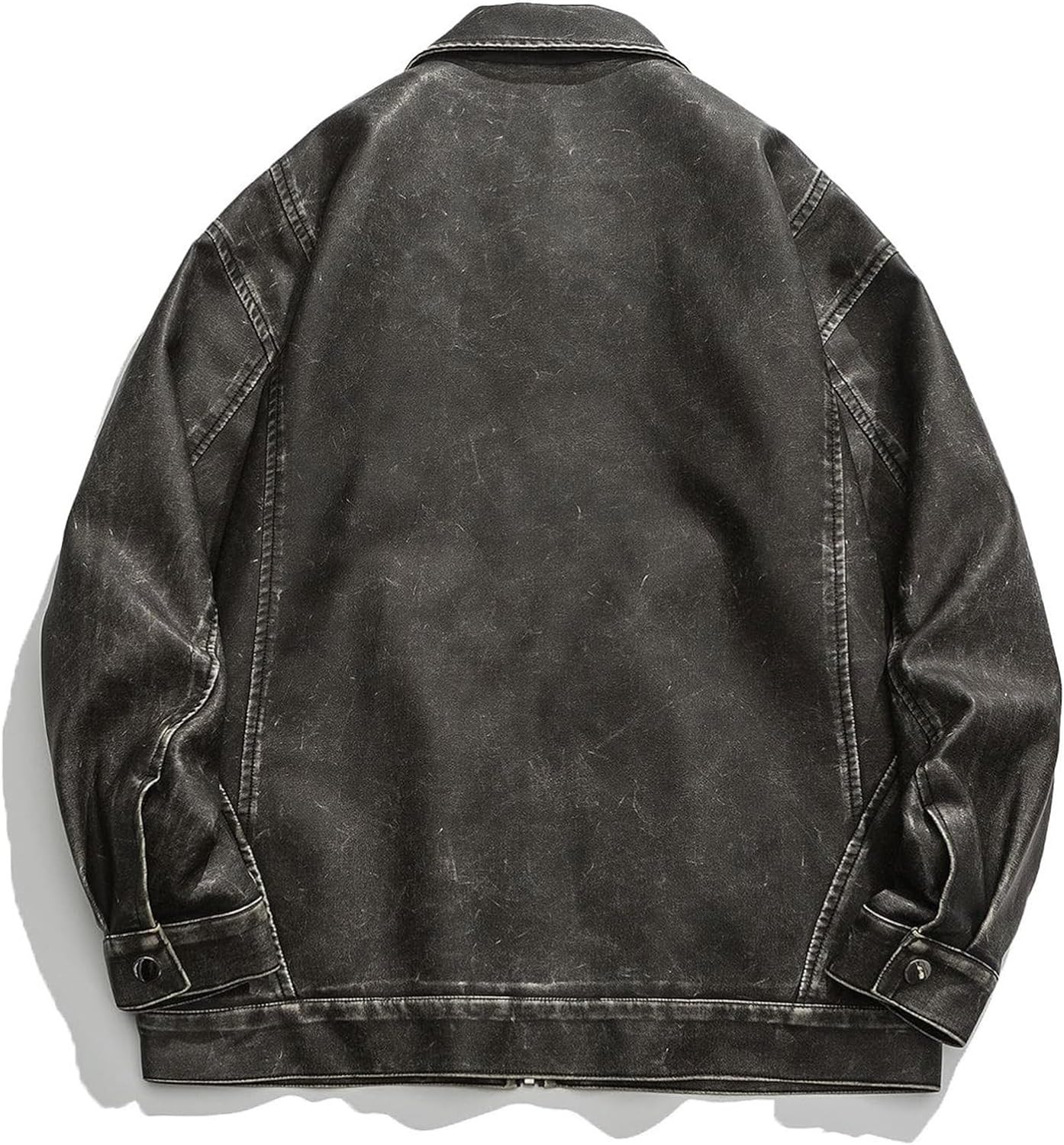Aelfric Eden Mens Varsity Jacket Vintage Racing Motorcycle Graphic Bomber Jackets Oversized Unisex Streetwear jacket15black