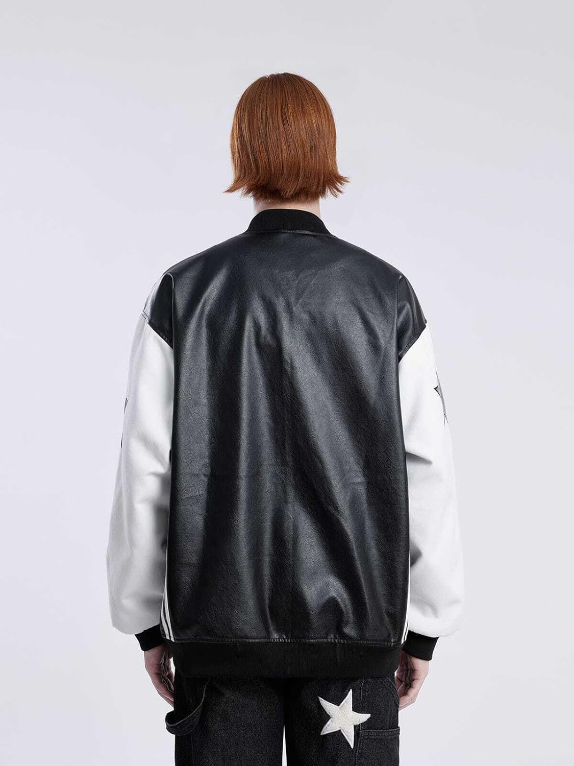 Aelfric Eden Mens Varsity Jacket Vintage Racing Motorcycle Graphic Bomber Jackets Oversized Unisex Streetwear jacket17black