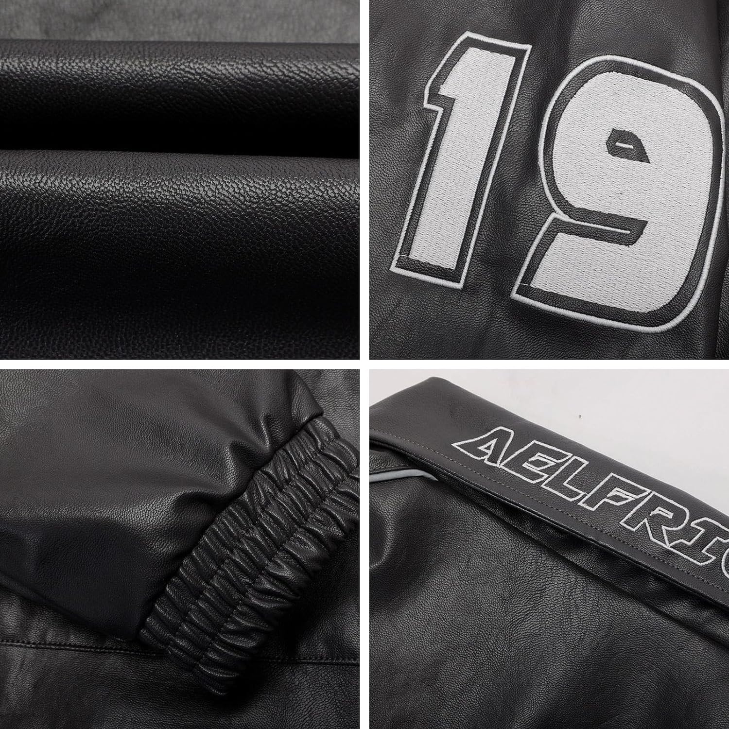 Aelfric Eden Mens Varsity Jacket Vintage Racing Motorcycle Graphic Bomber Jackets Oversized Unisex Streetwear jacket19dark Grey