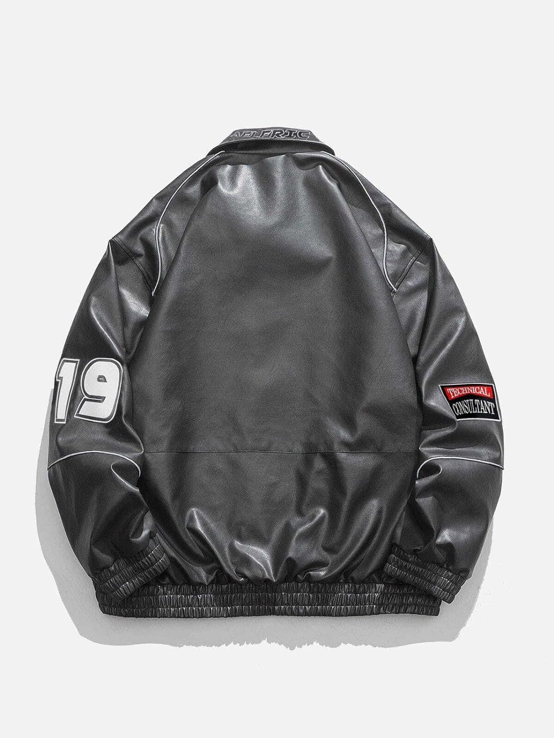Aelfric Eden Mens Varsity Jacket Vintage Racing Motorcycle Graphic Bomber Jackets Oversized Unisex Streetwear jacket19dark Grey