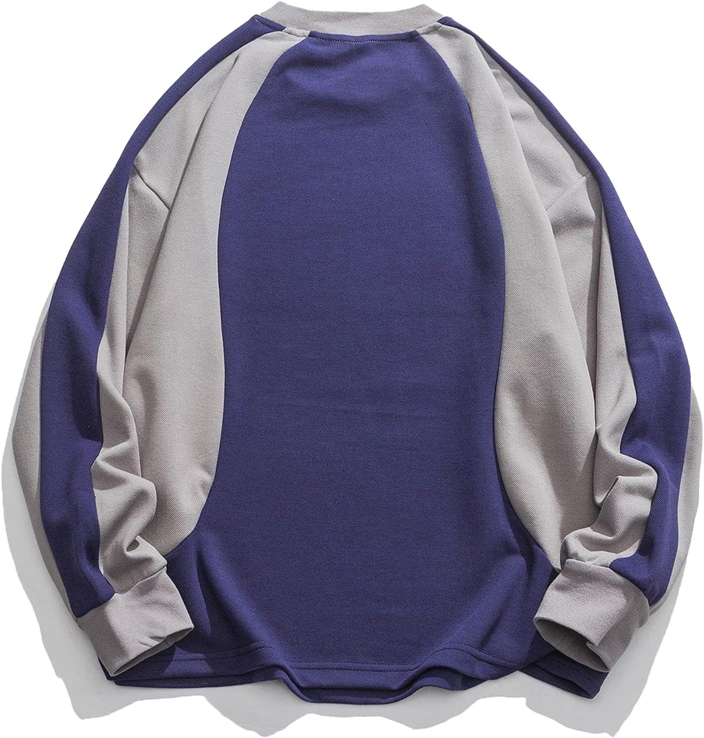 Aelfric Eden Oversized Crewneck Sweatshirts For Men Red Vintage Graphic Pullover Loose Fit Streetwear Long Sleeve TopBpurple