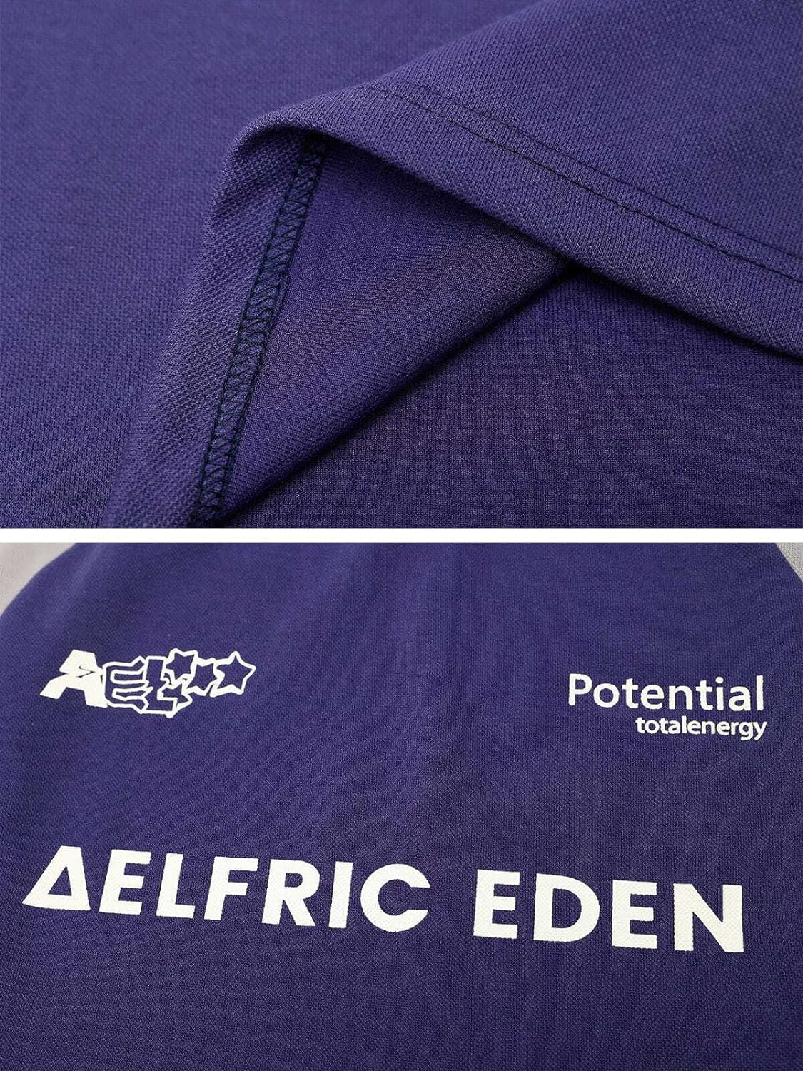 Aelfric Eden Oversized Crewneck Sweatshirts For Men Red Vintage Graphic Pullover Loose Fit Streetwear Long Sleeve TopBpurple