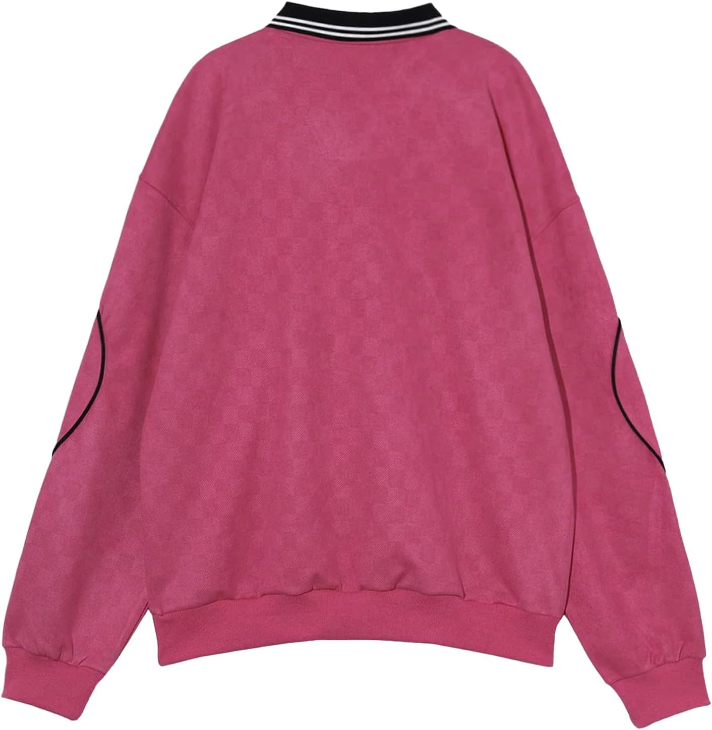 Aelfric Eden Oversized Crewneck Sweatshirts For Men Red Vintage Graphic Pullover Loose Fit Streetwear Long Sleeve TopE04letter Print amp Rose
