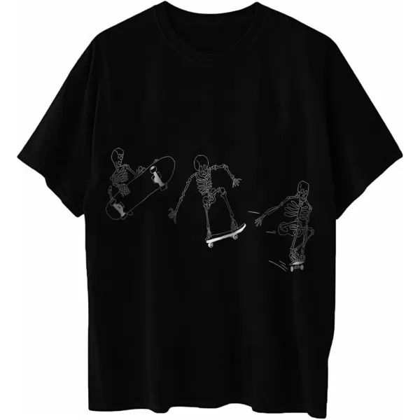 Aelfric Eden Butterfly Graphic Tees Y2k Mens Oversized T Shirts Women Vintage Streetwear Shirts Aesthetic ShirtsD2black