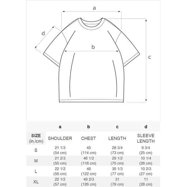 Aelfric Eden Mens 90s Vintage Oversize Shirts Summer Unisex Hipster Printed Casual Tee Streetwear Harajuku Top Tshirt979black