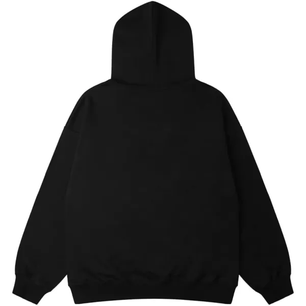 Aelfric Eden Mens Fashion Pullover Hoodie Sweatshirt Fleece Pullover Heart Hip Hop Streetwear Casual Sweatshirt HoodedE1black