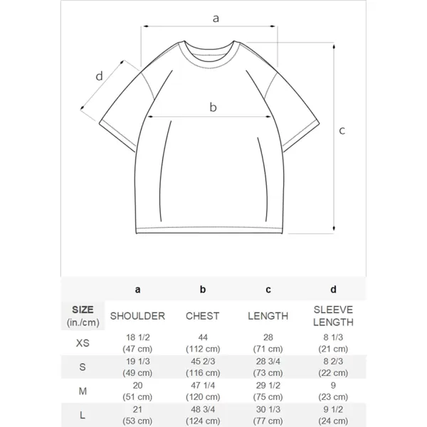 Aelfric Eden Mens Oversized T Shirts Tees Distorted Portrait Print Crew Neck Cotton Tops Streetwear Casual Shirt26white