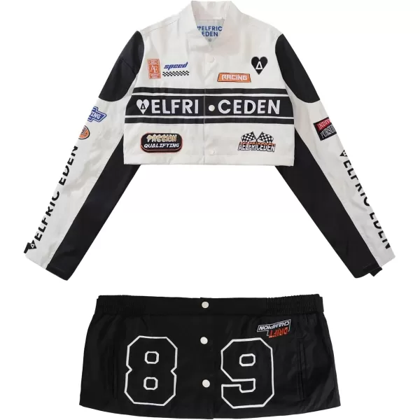 Aelfric Eden Mens Varsity Jacket Vintage Racing Motorcycle Graphic Bomber Jackets Oversized Unisex Streetwear jacket010black