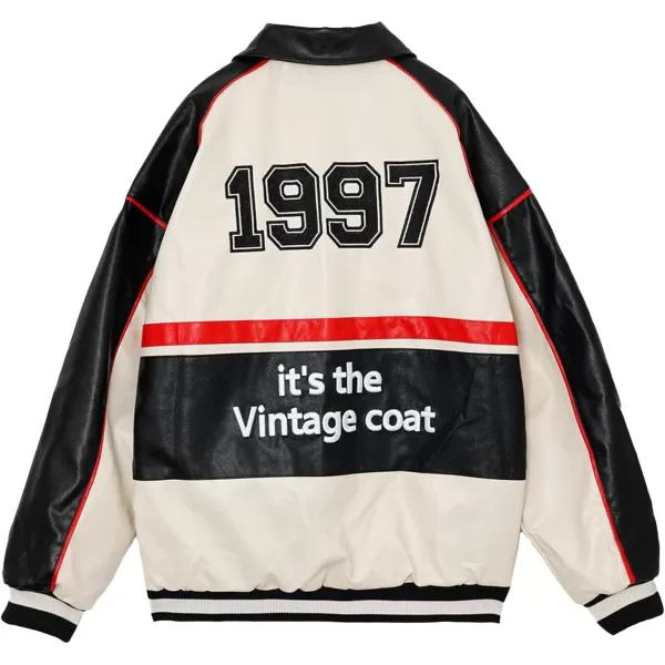 Aelfric Eden Mens Varsity Jacket Vintage Racing Motorcycle Graphic Bomber Jackets Oversized Unisex Streetwear jacket01apricot
