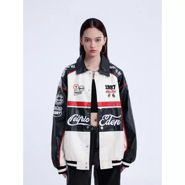 Aelfric Eden Mens Varsity Jacket Vintage Racing Motorcycle Graphic Bomber Jackets Oversized Unisex Streetwear jacket01apricot