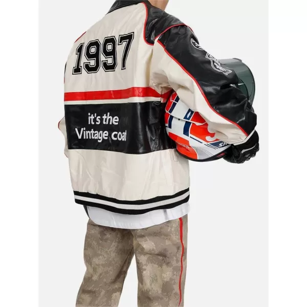 Aelfric Eden Mens Varsity Jacket Vintage Racing Motorcycle Graphic Bomber Jackets Oversized Unisex Streetwear jacket01apricot