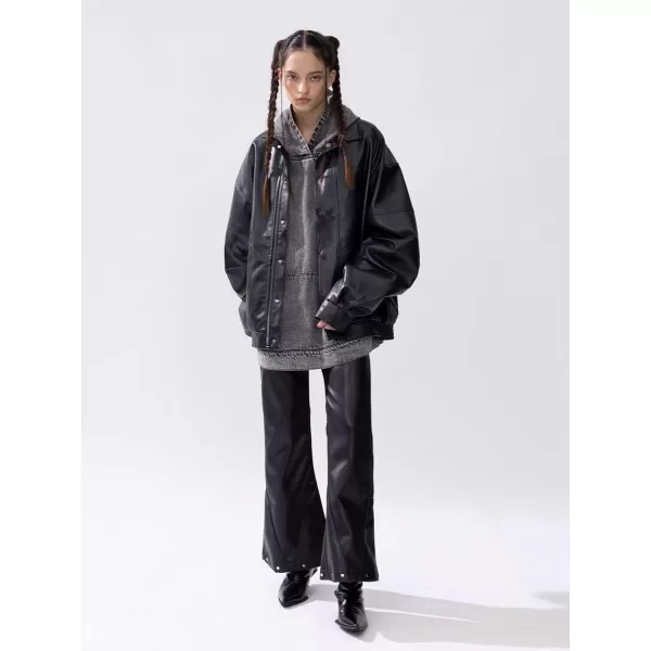 Aelfric Eden Mens Varsity Jacket Vintage Racing Motorcycle Graphic Bomber Jackets Oversized Unisex Streetwear jacket03black