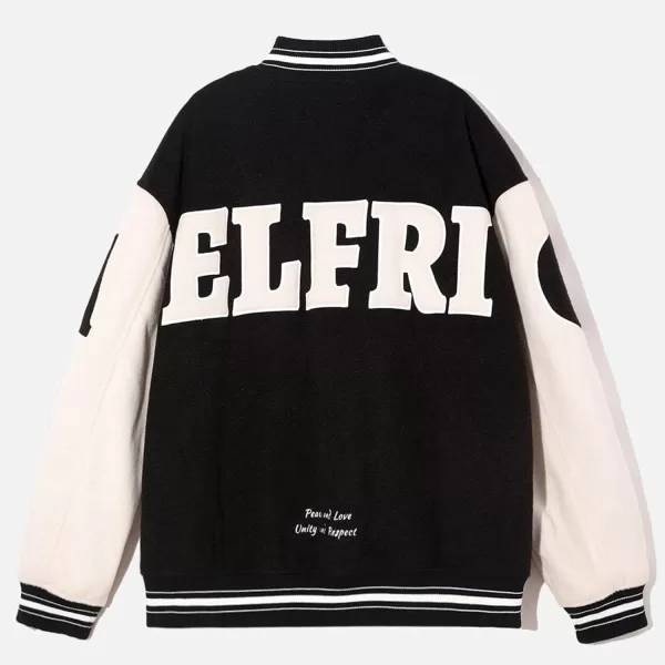 Aelfric Eden Mens Varsity Jacket Vintage Racing Motorcycle Graphic Bomber Jackets Oversized Unisex Streetwear jacket11black