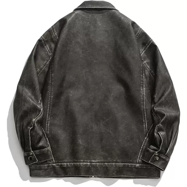 Aelfric Eden Mens Varsity Jacket Vintage Racing Motorcycle Graphic Bomber Jackets Oversized Unisex Streetwear jacket15black