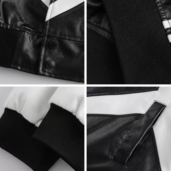 Aelfric Eden Mens Varsity Jacket Vintage Racing Motorcycle Graphic Bomber Jackets Oversized Unisex Streetwear jacket17black