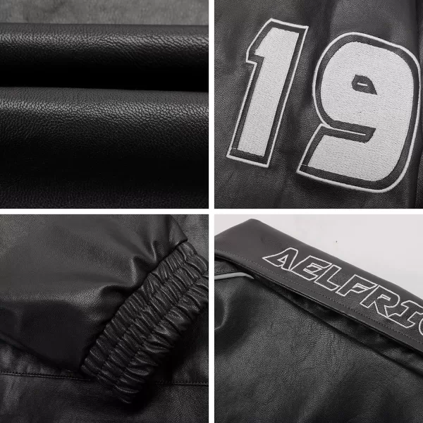 Aelfric Eden Mens Varsity Jacket Vintage Racing Motorcycle Graphic Bomber Jackets Oversized Unisex Streetwear jacket19dark Grey