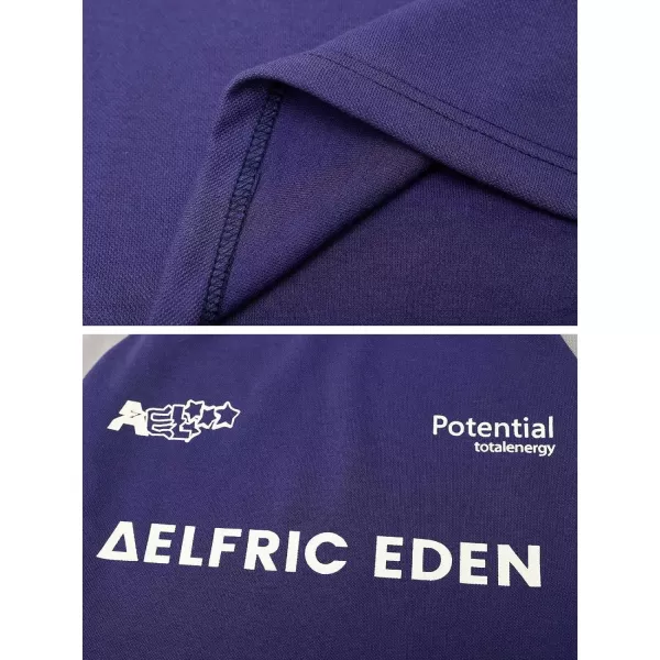 Aelfric Eden Oversized Crewneck Sweatshirts For Men Red Vintage Graphic Pullover Loose Fit Streetwear Long Sleeve TopBpurple