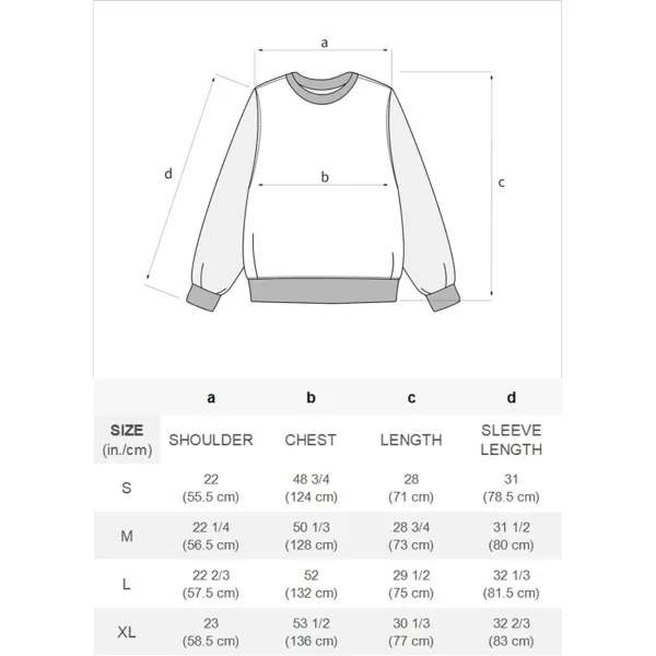 Aelfric Eden Oversized Crewneck Sweatshirts For Men Red Vintage Graphic Pullover Loose Fit Streetwear Long Sleeve TopFblue