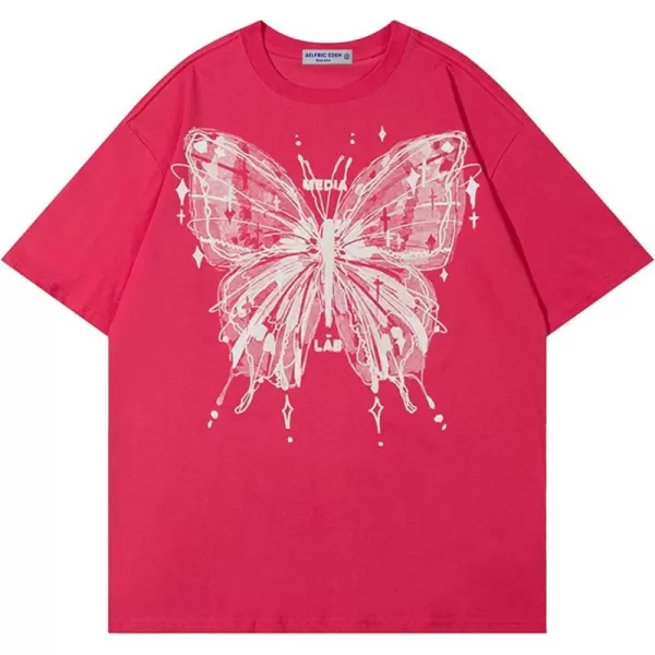 19a01-butterfly Print & Rose