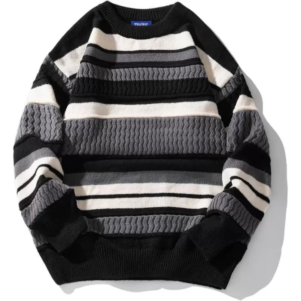 A05-stripe Color Blocking & Black