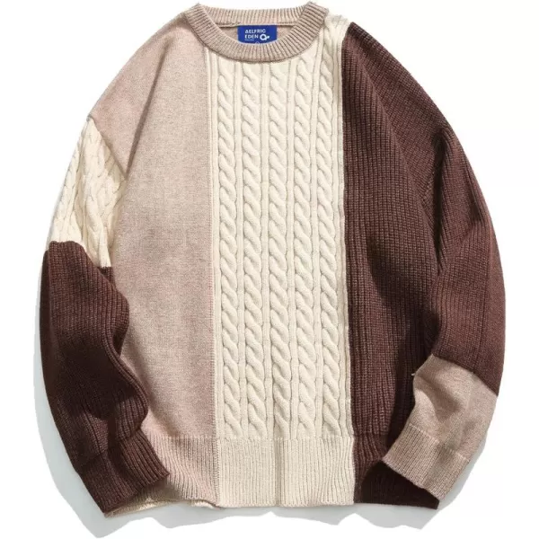E01-color Blocking & Beige