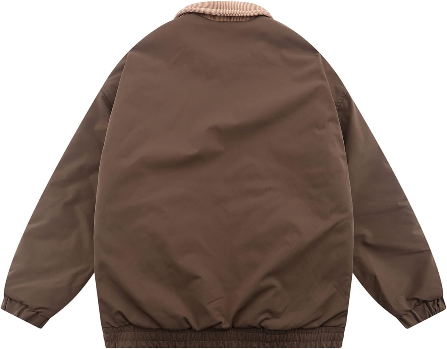 Aelfric Eden Mens Motorcycle Jackets Varsity Jacket Vintage Letter Print Patchwork Jacket Beige Oversized Overcoats08brown