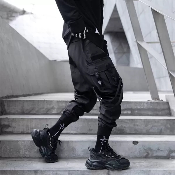 Aelfric Eden Mens Joggers Pants Long MultiPockets Outdoor Fashion Casual Jogging Cool Pant with DrawstringX34black